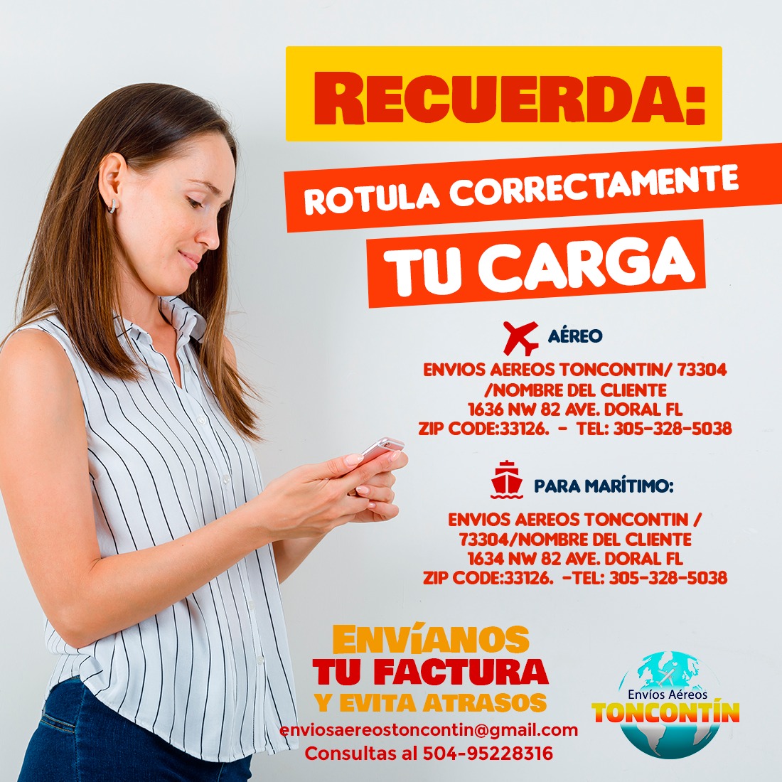 CARGA ROTULADA Y FACTURAS